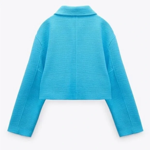 ZARA TEXTURED JACKET - Picture 5 of 10